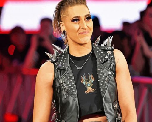 WWE Rhea Ripley paint by number