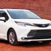 White Toyota Sienna Car paint by number