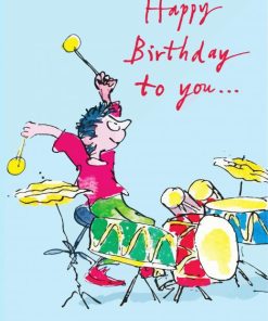 Boys Birthday By Quentin Blake paint by number