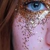 Close Up Girl With Glitter paint by number