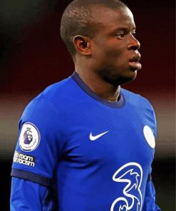 The Football Player Kante paint by number