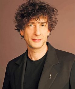 The Writer Gaiman paint by number