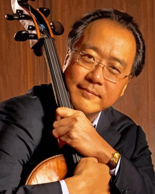 Yo Yo Ma Musician paint by number