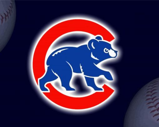 Chicago Cubs Logo paint by number