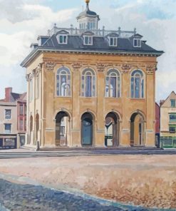 County Hall In Abingdon Art Paint by number