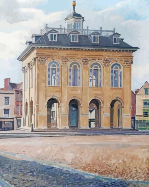 County Hall In Abingdon Art Paint by number