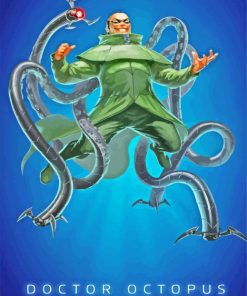 Doctor Octopus Character Poster paint by number