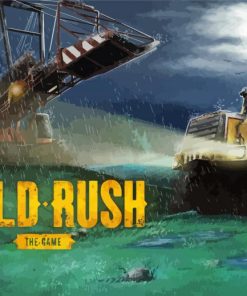 Gold Rush The Game paint by number