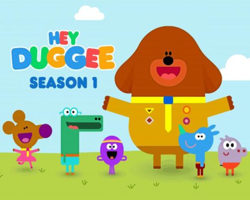 Hey Duggee Animation paint by number