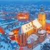 Lviv In Winter paint by number