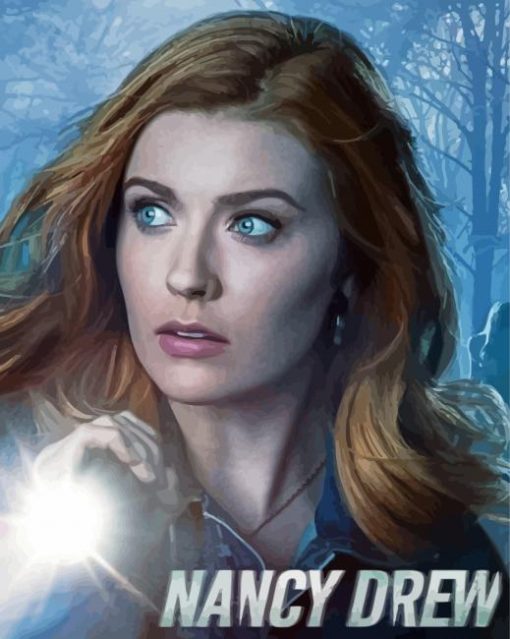 Nancy Drew Serie Poster paint by number