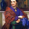 Portrait Of Fanny Holman Hunt By William Holman Hunt paint by number