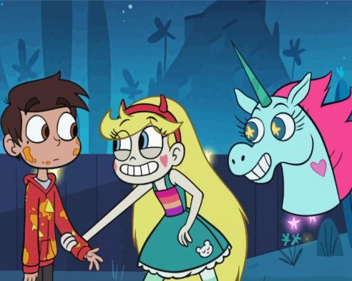 Star Vs The Forces Of Evil Animation paint by number