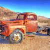 Aesthetic Truck In Desert paint by number