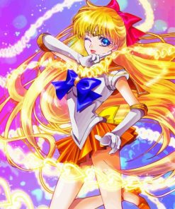 Pretty Sailor Venus paint by number