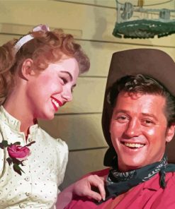 Shirley Jones And Gordon Macrae paint by number