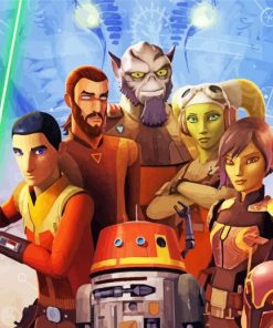 Star Wars Rebels paint by number