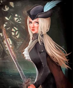 Bloodborne Lady Maria paint by number