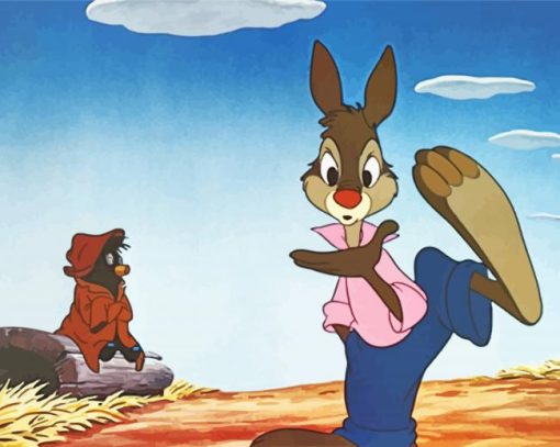 Brer Rabbit Cartoon paint by number