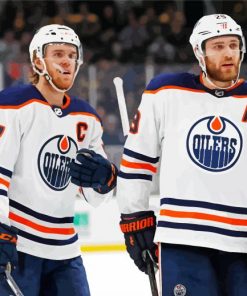 Edmonton Oilers Players Paint By Numbers