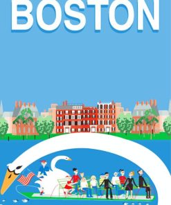 Boston Poster Paint By Numbers