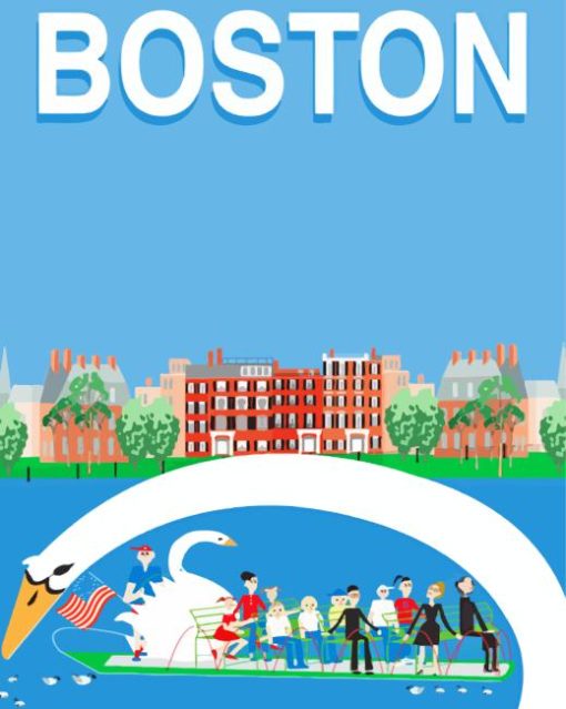 Boston Poster Paint By Numbers