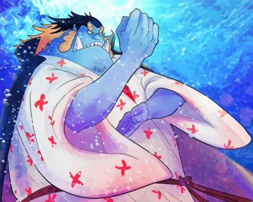 One Piece Jimbei Paint By Numbers