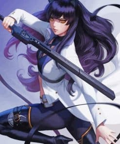 Anime Character Blake Belladonna Paint By Numbers