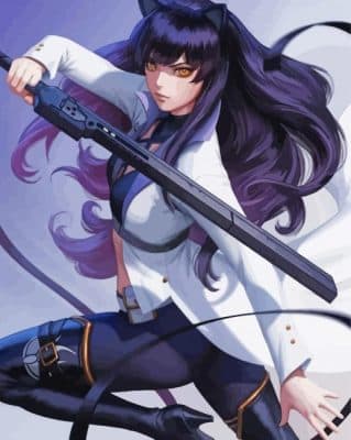 Anime Character Blake Belladonna Paint By Numbers