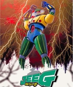 Jeeg Robot Poster Paint By Numbers