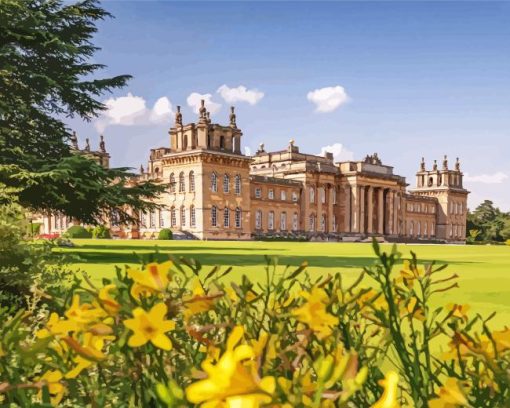 Blenheim Castle Paint By Number