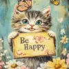 Be Happy Paint By Numbers