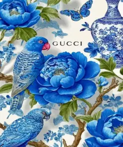 Blue Gucci Paint By Numbers