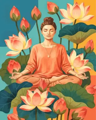 Yoga Lady Paint By Numbers