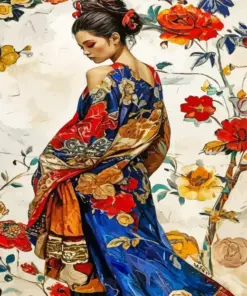 Asian Woman Paint By Numbers