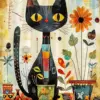 Black Cat Paint By Numbers