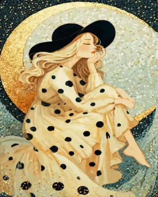 Blonde Lady Paint By Numbers 