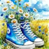 Blue Shoes Paint By Numbers