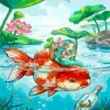 Fairy Girl On A Fish Paint By Numbers