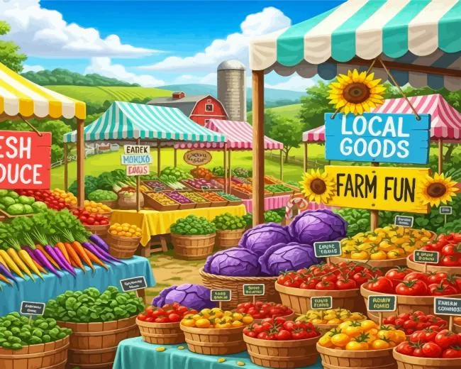 local goods paint by number Local Goods Paint By Numbers